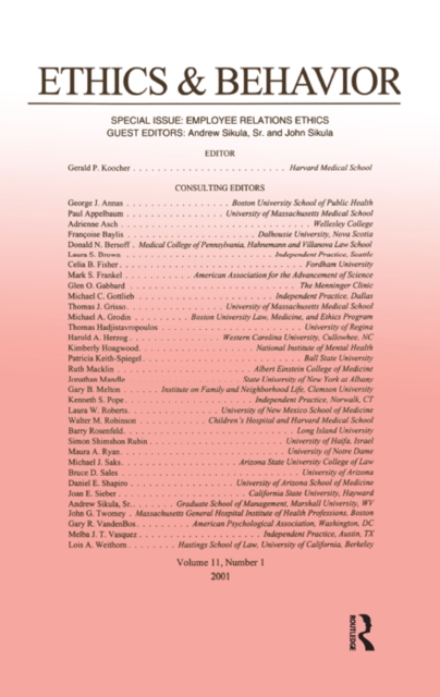 Employee Relations Ethics