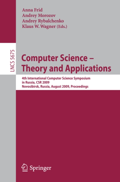 Computer Science - Theory and Applications