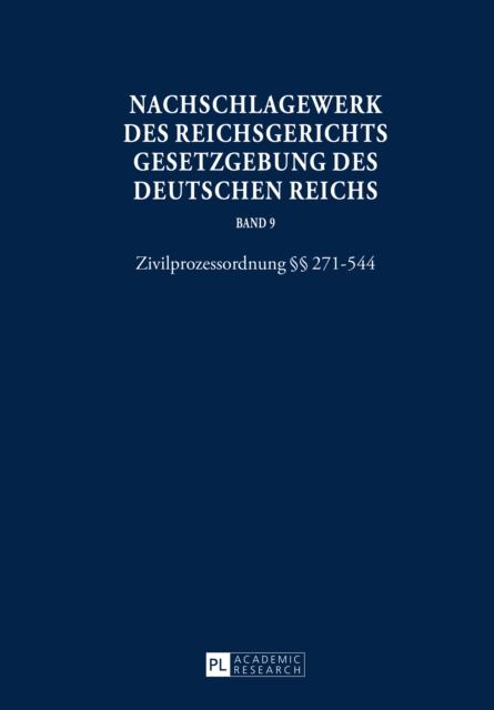 Nachschlagewerk des Reichsgerichts – Gesetzgebung des Deutschen Reichs