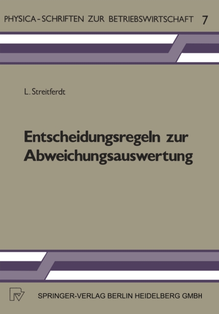 Entscheidungsregeln zur Abweichungsauswertung