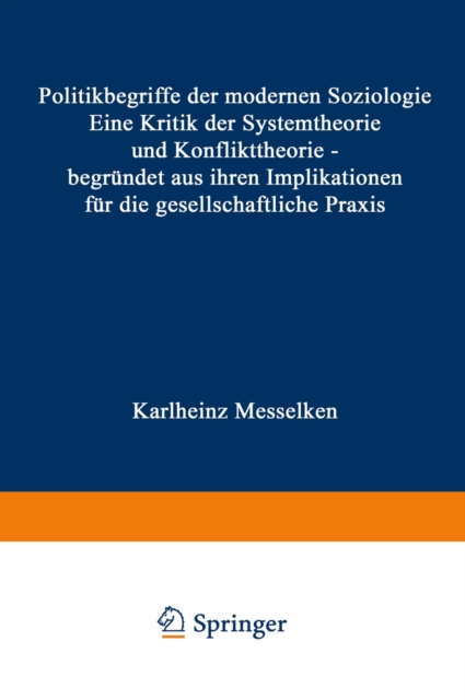 Politikbegriffe der modernen Soziologie