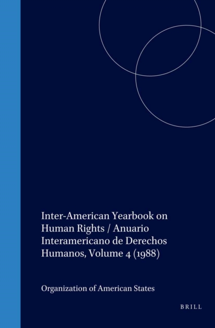Inter-American Yearbook on Human Rights / Anuario Interamericano de Derechos Humanos, Volume 5 (1989)