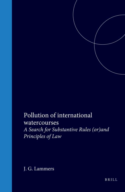 Pollution of international watercourses