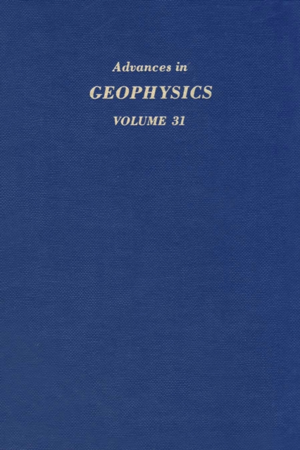 Advances in Geophysics