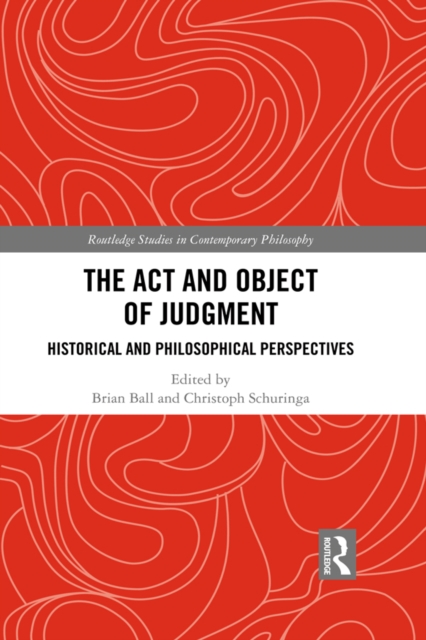 Act and Object of Judgment