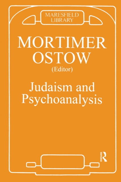 Judaism and Psychoanalysis