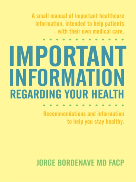 Important Information Regarding Your Health / Información Importante Sobre Su Salud