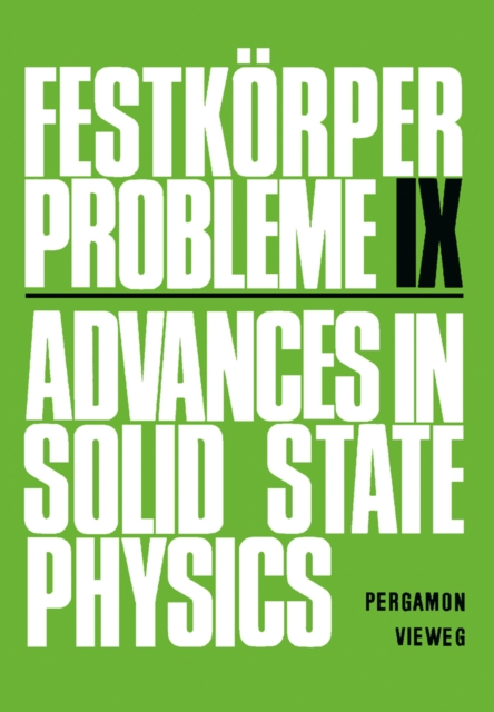 Festkorper Probleme IX