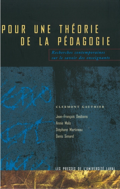Pour une théorie de la pédagogie