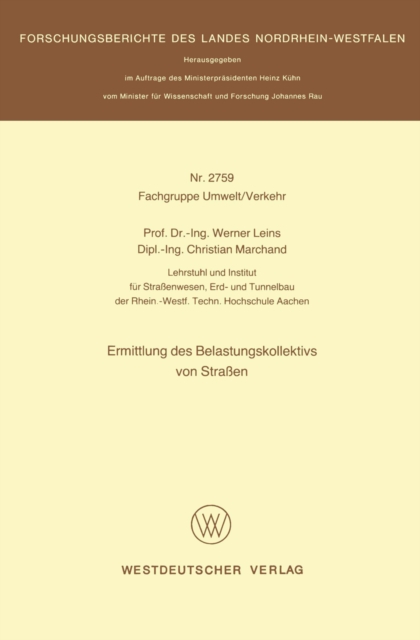 Ermittlung des Belastungskollektivs von Straßen