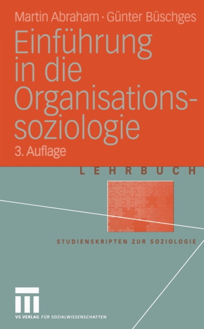 Einführung in die Organisations-soziologie