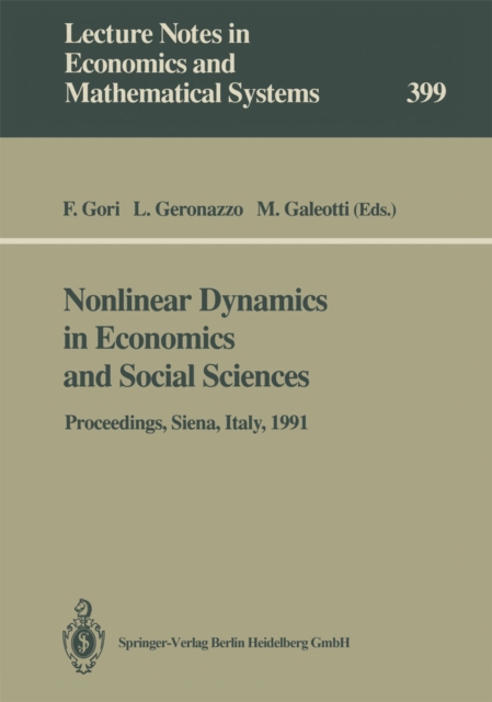 Nonlinear Dynamics in Economics and Social Sciences