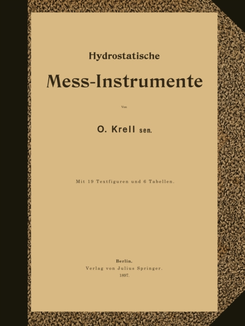 Hydrostatische Mess-Instrumente