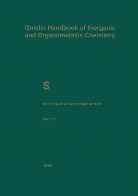 S Sulfur-Nitrogen Compounds