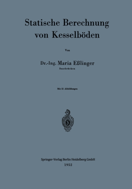 Statische Berechnung von Kesselböden