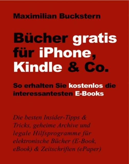 Bücher gratis für iPhone, Kindle & Co.