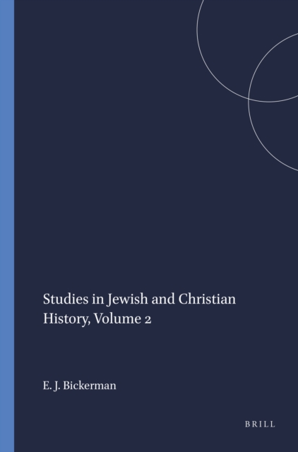 Studies in Jewish and Christian History, Volume 2