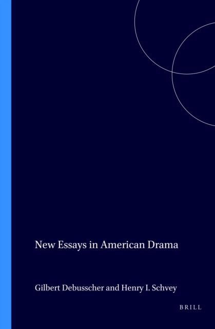 New Essays in American Drama