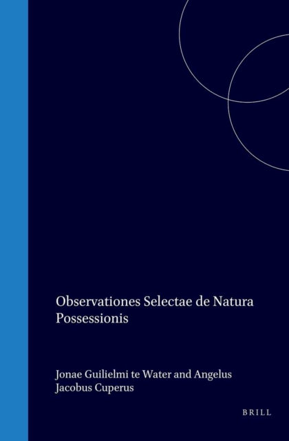 Observationes selectae de natura possessionis