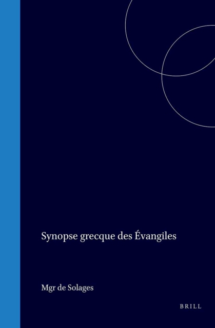 Synopse grecque des Evangiles