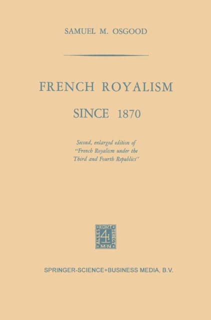 French Royalism Since 1870
