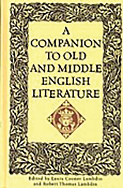 Companion to Old and Middle English Literature