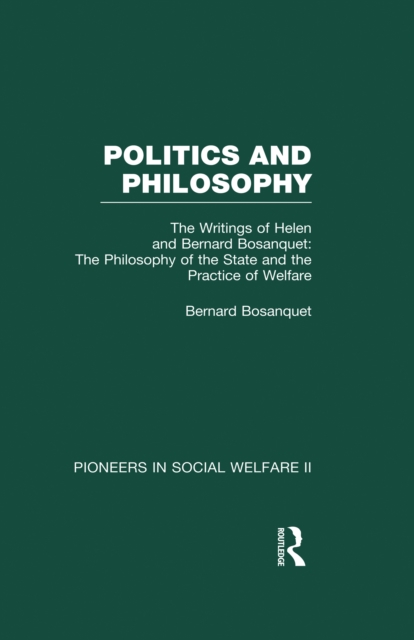 Philosophy of the State and the Practice of Welfare