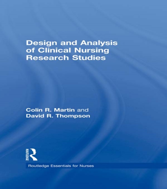 Design and Analysis of Clinical Nursing Research Studies