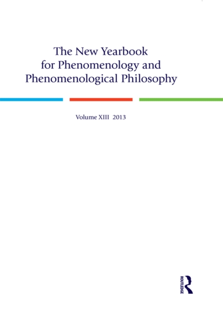 New Yearbook for Phenomenology and Phenomenological Philosophy