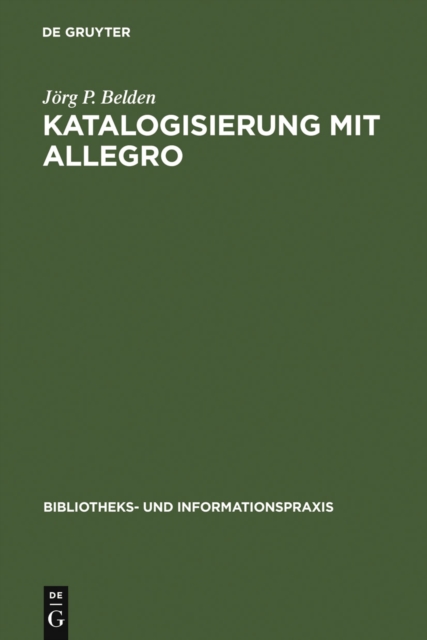 Katalogisierung mit Allegro