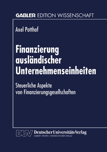 Finanzierung ausländischer Unternehmenseinheiten