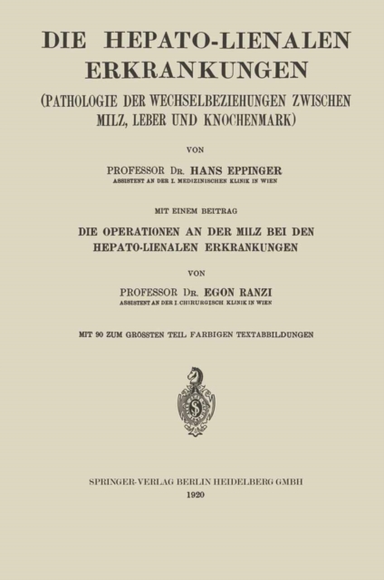 Die Hepato-Lienalen Erkrankungen