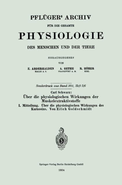 Über die physiologischen Wirkungen der Muskelextraktivstoffe