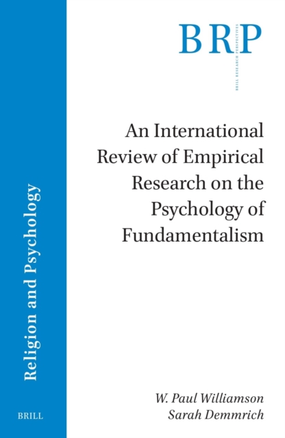 International Review of Empirical Research on the Psychology of Fundamentalism