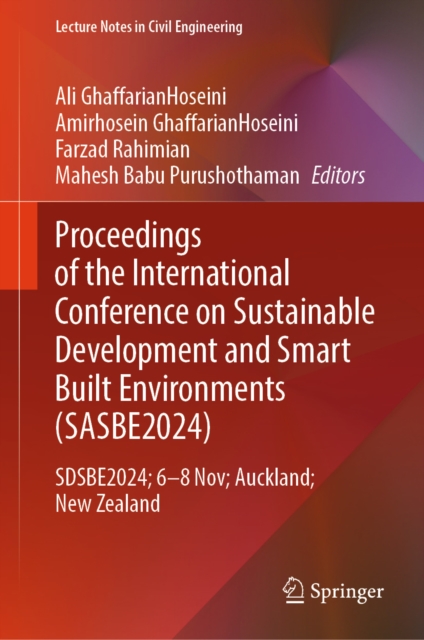 Proceedings of the International Conference on Smart and Sustainable Built Environment (SASBE 2024)
