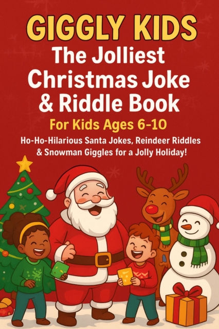 Giggly Kids: The Jolliest Christmas Joke & Riddle Book for Kids Ages 6-10