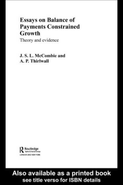 Essays on Balance of Payments Constrained Growth