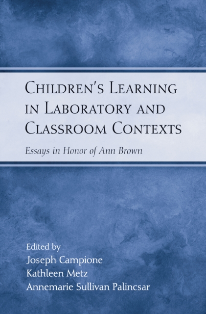 Children's Learning in Laboratory and Classroom Contexts