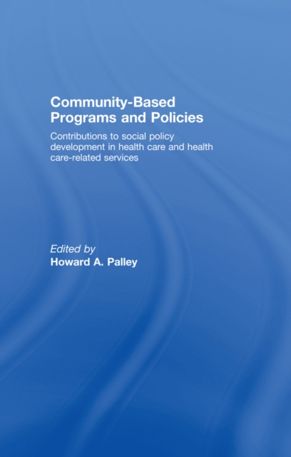 Community-Based Programs and Policies