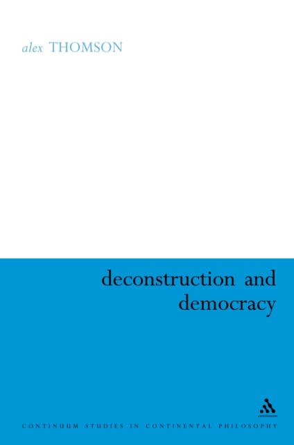Deconstruction and Democracy