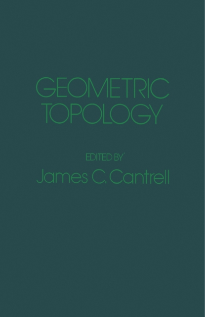 Geometric Topology