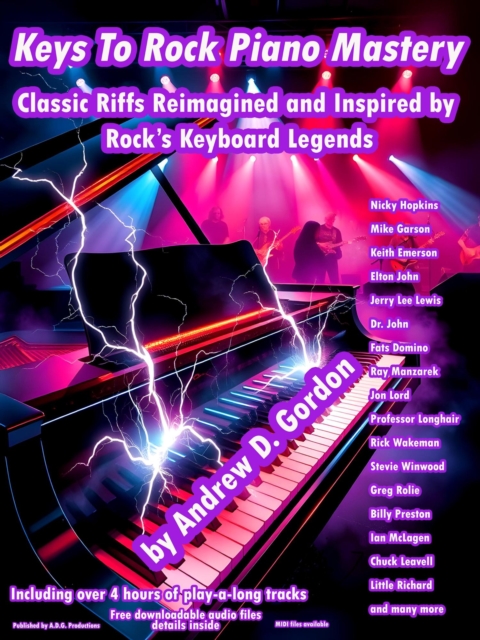 Keys to Rock Piano Mastery: Classic Riffs Reimagined and Inspired by Rock's Keyboard Legends.