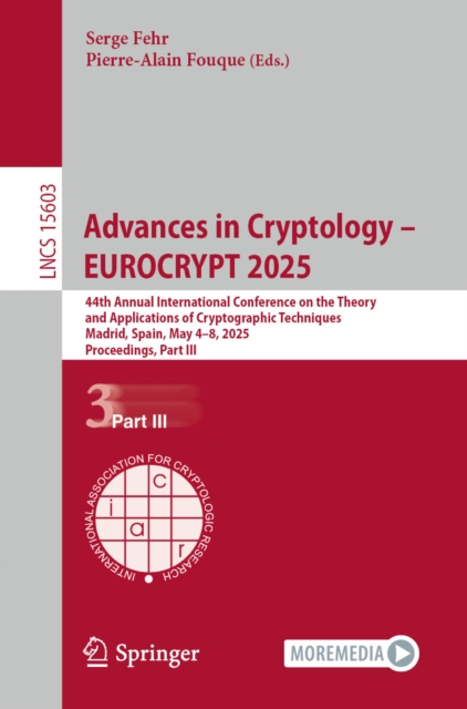 Advances in Cryptology - EUROCRYPT 2025