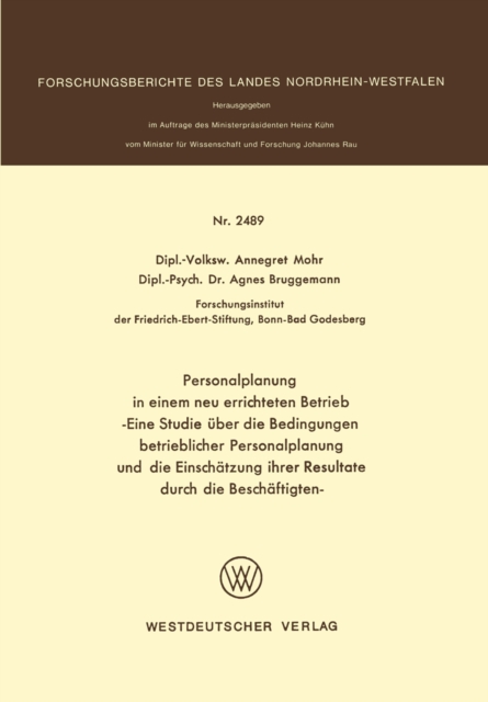 Personalplanung in einem neu errichteten Betrieb