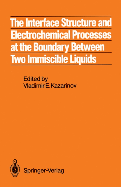 Interface Structure and Electrochemical Processes at the Boundary Between Two Immiscible Liquids
