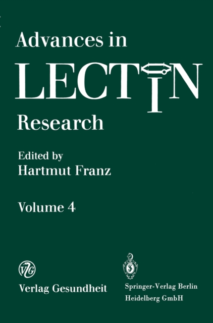 Advances in Lectin Research