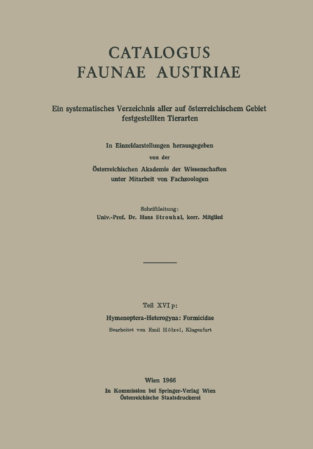 Hymenoptera-Heterogyna: Formicidae