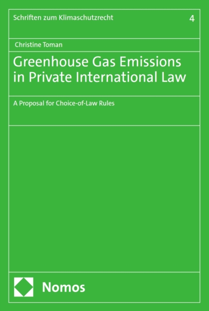 Greenhouse Gas Emissions in Private International Law