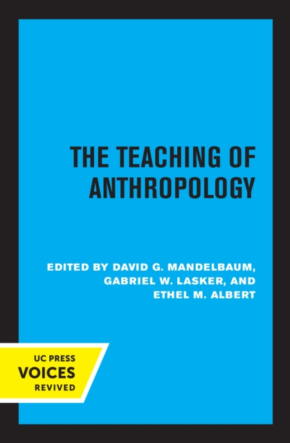 Teaching of Anthropology, Abridged Edition