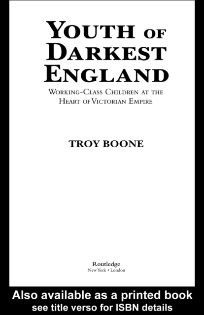 Youth of Darkest England